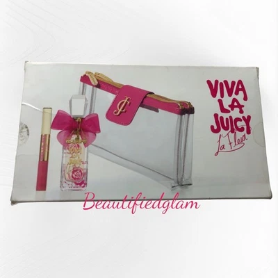 Viva La Juicy La Fleur by Juicy Couture 3pc Gift Set for Women NEW - Image 1 of 4