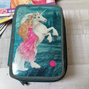 DEPESCHE Top Model 3fach Federmappe Federtasche Einhorn Fantasy mit LED Effekt. - Bild 1 von 7