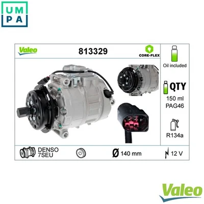 COMPRESSOR AIR CONDITIONING 813329 FOR VW BPE/BAC 2.5L 5cyl TOUAREGAJS 4.9L - Image 1 of 4