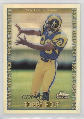 1999 Topps Chrome 1999 NFL Draft Pick Refractor Torry Holt #149 Rookie RC - Image 1 of 2