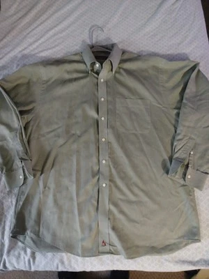 Camisa con botones Nordstrom para hombre 16,5-35 vestido verde Foto 1 de 4