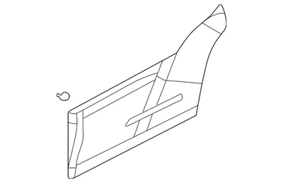 Moldura inferior genuina GM 89046253 Foto 1 de 2