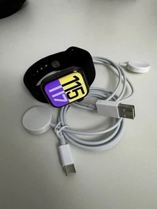 Apple Watch Series 9 GPS +Cellular 41mm Graphite Stainless Steel Case - Chargers - Zdjęcie 1 z 10