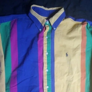 Vintage Polo Ralph Lauren Brushpopper Color Block Button Shirt - Bild 1 von 6