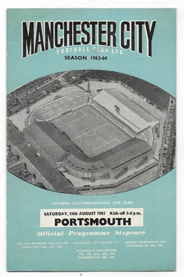 1963/64 Division 2 - MANCHESTER CITY v. PORTSMOUTH (with intact token sheet) - Image 1 of 2