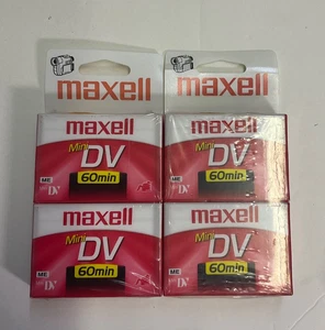 Maxell ME Mini DV Digital Video Blank Cassettes 60 Minute, 3 Pack. Sealed - Picture 1 of 2