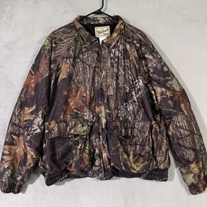 Woolrich Hunting Jacket Camo Realtree Hardwoods Quilt Insulated Mens XL *See - Picture 1 of 13