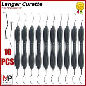 Dental Langer Curette Universal 1/2 Silicone Handle Periodontal Scaling Calculus - Picture 1 of 6