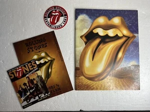 ROLLING STONES Bridges to Babylon Tour Book & MercH Catalogues & Sticker 1997-98 - Picture 1 of 12