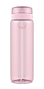 Cooper Bpafree Tritan Plastic Water Bottle With Silicone Straw 28 Oz pink Cashm