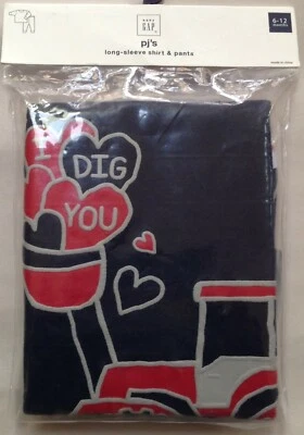 全新带标签 BABY GAP 婴儿蓝色睡眠 2 件 PAJAMAS 尺寸 2-12 个月 26.95 美元 — 第 1/2 张图片