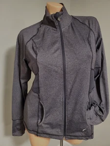 Active OLD NAVY Women’s Running Jacket XL Zip Front Compression Fit DK GRAY - Picture 1 of 6