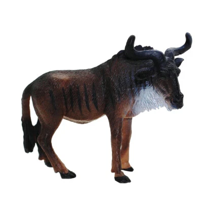 African Wildebeest Model Wildlife Creatures Figurines Animal Statue for Kids - Image 1 of 4