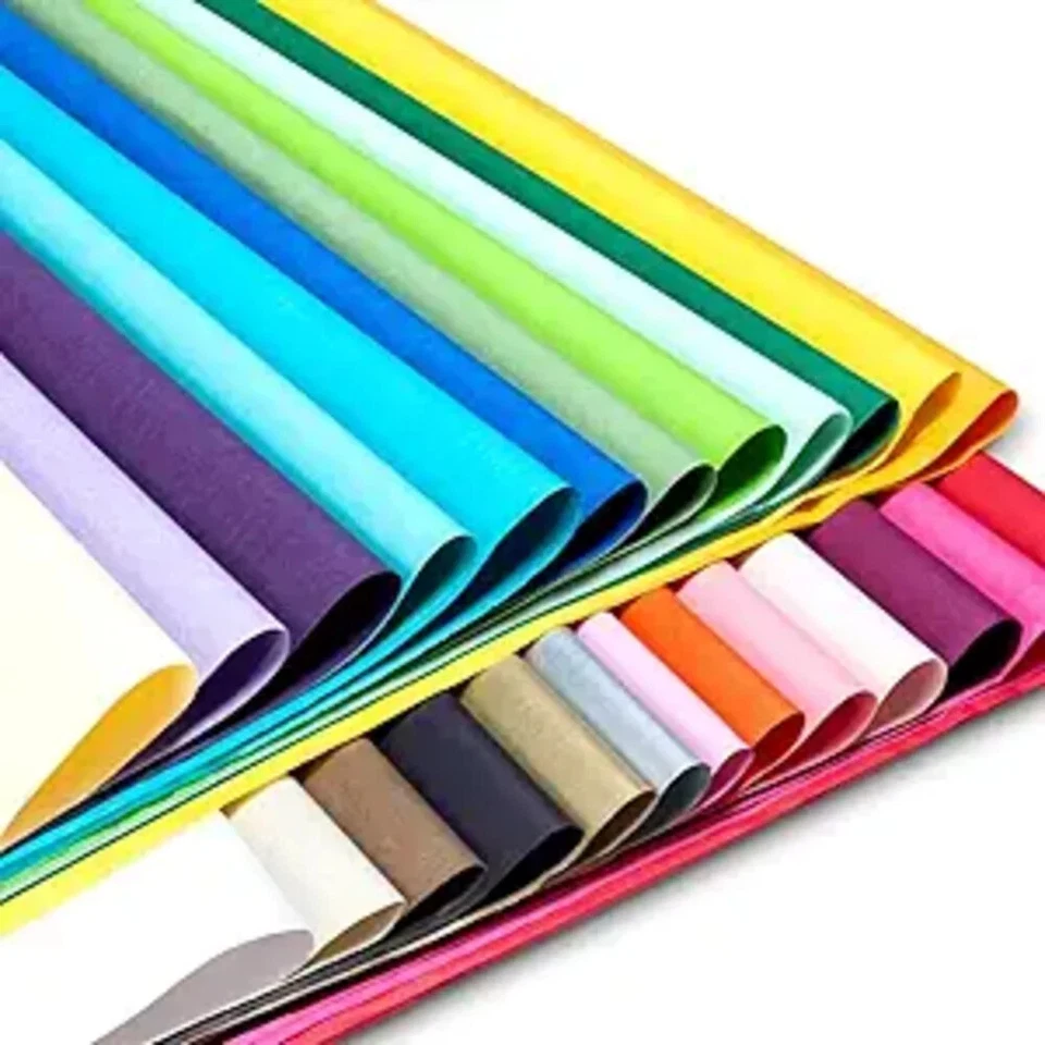 120 Sheets 20x26 Inch Multicolor Tissue Paper for Gift Wrapping Packaging Crafts - Image 1 of 1