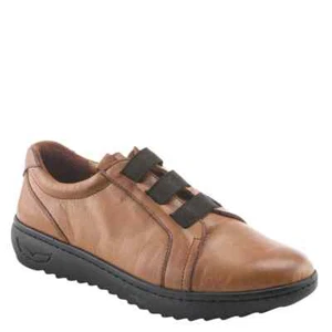 Spring Step Pinna Women US 6.5-7 Camel Brown Leather Slip-On Casual Shoes KHD752 - Picture 1 of 12