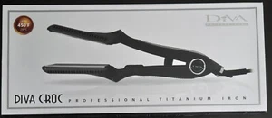 DIVA CROC PROFESSIONAL TITANIUM 1.5 inch FLAT IRON - Picture 1 of 4