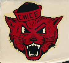 Central Washington College of Education _VERY RARE!_ 40's Decal vtg CWU Wildcats