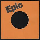 EPIC (orange with black logo) REPRODUCTION RECORD COMPANY SLEEVES - (pack of 10)