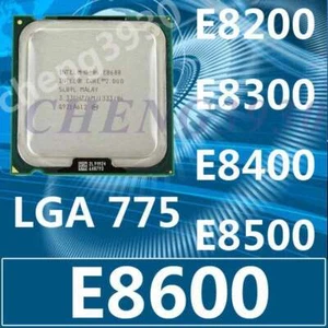 Procesador de CPU LGA 775 Intel Core 2 Duo e8200 e8300 e8400 al por mayor - Imagen 1 de 11