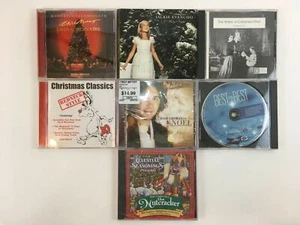 Christmas Lot of 7 CDs Grobin, Holiday Collection, Nutcracker, Evancho, Spirit - Picture 1 of 7
