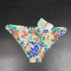 Oneill Surf Tan Flower In Bloom Twist Side Cheeky Scrunch Back Bottom Size Small - Picture 1 of 8