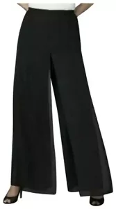 Adriana Papell Evening essentials Layered Black Pants Size 8 P. - Picture 1 of 4