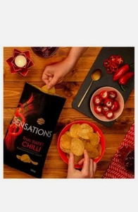 Walkers Sensations Thai Sweet Chilli Sharing Crisps 18 x 65g Box RRP £1.25 - Picture 1 of 2
