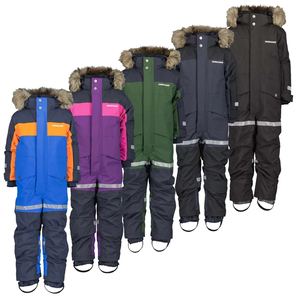 Didriksons Kids Bjarven 3 Waterproof Insulated Coverall Snowsuit - Image 1 of 1