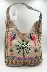 ZARA WOMAN NWT SS25 BEADED SHOPPER ECRU BAG 6083/510/719 - Picture 1 of 4