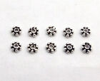 120 PCS 5MM BALI DAISY SPACER OXIDIZED STERLING SILVER PLATED  NKJ-726