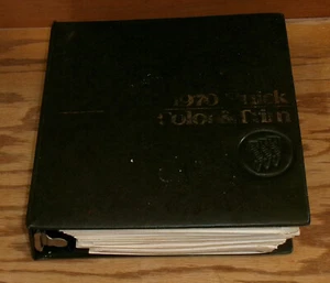 Original 1970 Buick Color & Trim Book Dealer Showroom Album Riviera GS 455 - Picture 1 of 6