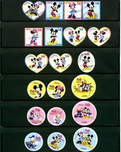 DISNEY Character Japan Used Stamps Anime (Full Set) March 2. 2012 - Picture 1 of 1