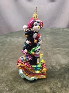 VERY RARE Christopher Radko Penguin Sleigh Ride - FAST SHIPPING!!! - Foto 1 di 8