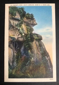 Caesar's Head, South Carolina Linen Postcard (UnPosted) - Picture 1 of 2