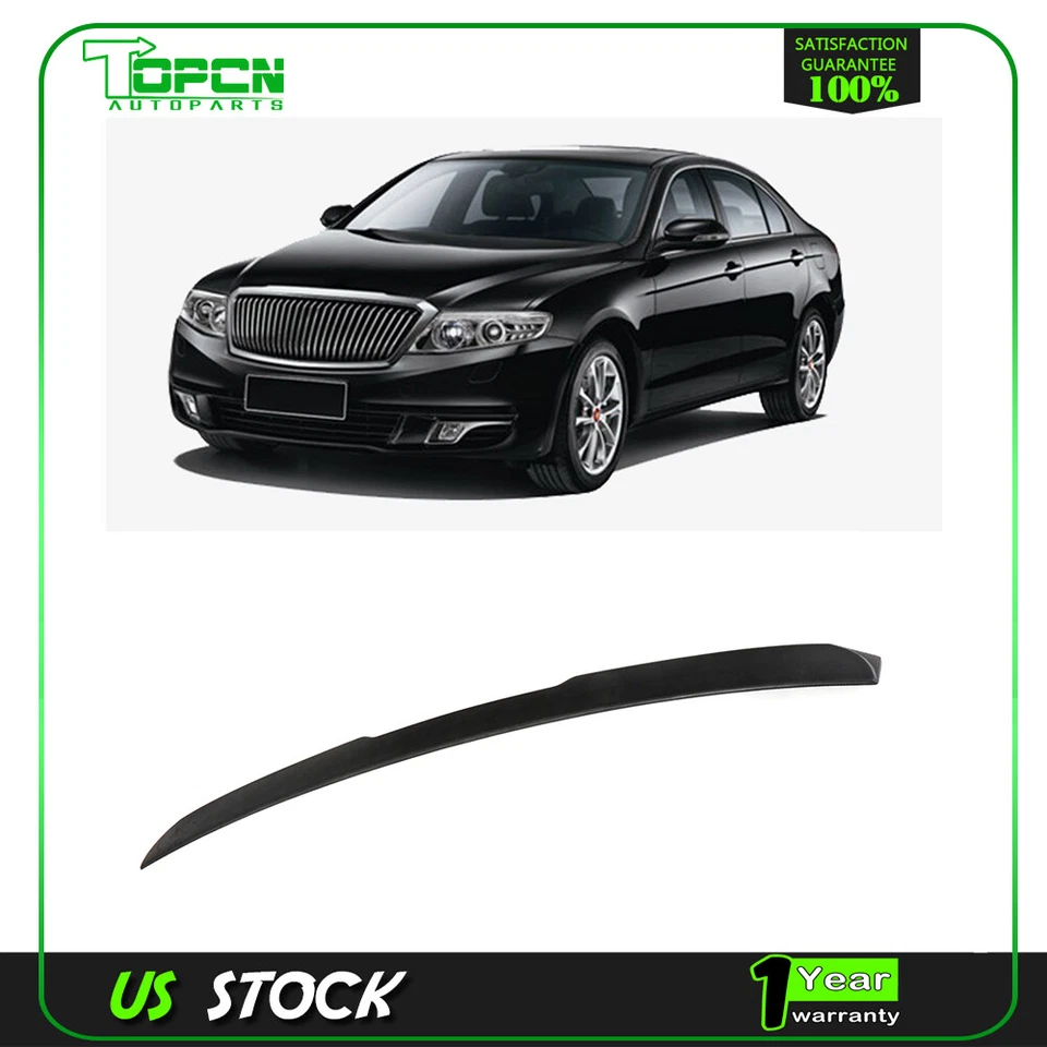 Se adapta a BMW 530xi 550i M5 2006 estilo negro techo trasero alerón Foto 1 de 4