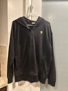 Puma BVB Dortmund Black Hooded Full Zip Jacket M - Picture 1 of 8
