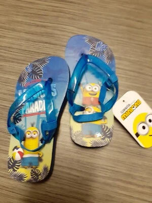 Chanclas Niños Zapatos-Minions (TALLA UE 27=Aprox. Reino Unido 9,5) Foto 1 de 4