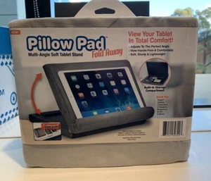 PILLOW PAD FOLD AWAY MULTI ANGLED SOFT TABLET STAND - AS SEEN ON TV - NEW - Picture 1 of 2