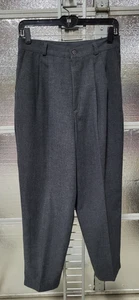 Briggs Womens Dress Pants - Front Zipper - Slacks - Grey - Business - Pockets - Picture 1 of 5