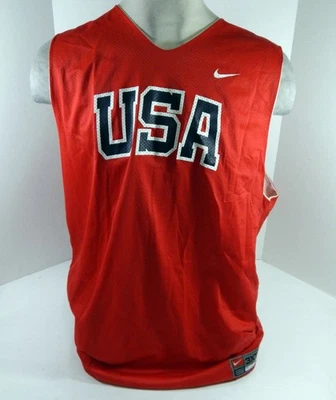 Camiseta de práctica roja emitida por el juego de baloncesto del equipo de Estados Unidos 2005-06 3XLT DP64089 Foto 1 de 4