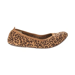 PUMA Iliana Ballerina Leopard Ballet Womens Brown Flats Casual 40115601 - Picture 1 of 6