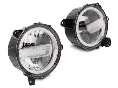 Raxiom Axial Series 9-Inch LED Headlights J164371 Jeep Wrangler JL JLU JT NEW  - Image 1 of 4