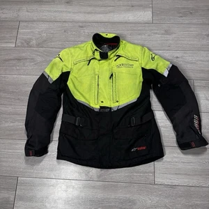 Alpinestars Tech-Touring Andes Drystar Textile Jacket Black/Green Men’s Size L - Picture 1 of 22