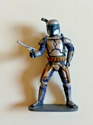 JANGO FETT Star Wars Modellino in metallo scala 1:32 2005 Lucas Film - Immagine 1 di 3