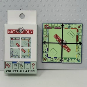Monopoly Board Blindbox Mystery Emaille Pin KOMPLETT Set 4 - NEU - Bild 1 von 5