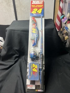 NOS Vintage Sealed Zebco Jeff Gordon Fishing Combo 2003 unbenutzt - Bild 1 von 7