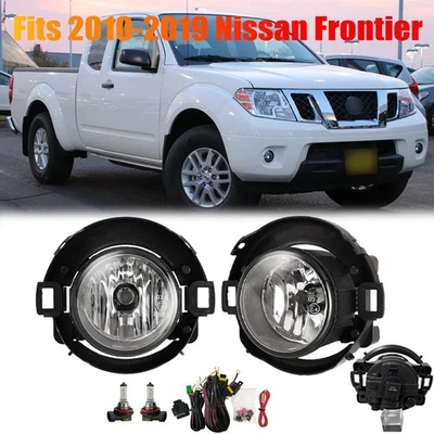 Fits 2010-2019 Nissan Frontier 2005-2015 Nissan Xterra Fog Lights Bumper Lamps - Image 1 of 4