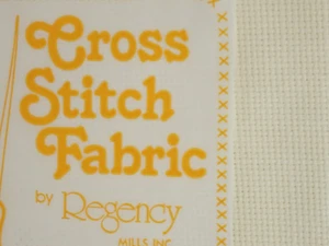 Kit de punto de cruz Marfil Aida 18 unidades 12 x 18 pulgadas nuevo Regency - Imagen 1 de 4