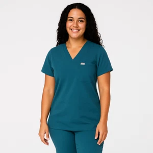 FIGS Women's Catarina 1-Pocket Scrub Top Sz XS - Picture 1 of 9