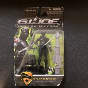 Hasbro G.I. Joe The Rise of Cobra Einzelpack - Snake Eyes Ninja Commando Action - Bild 1 von 4